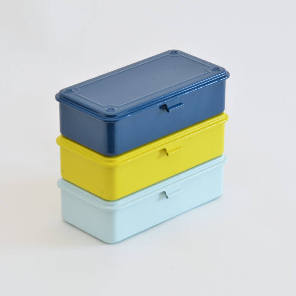 Favorite Story Ameico Blue Toyo - Steel Stackable Storage Box T-190