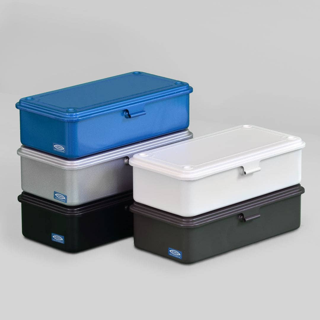 Favorite Story Ameico Blue Toyo - Steel Stackable Storage Box T-190