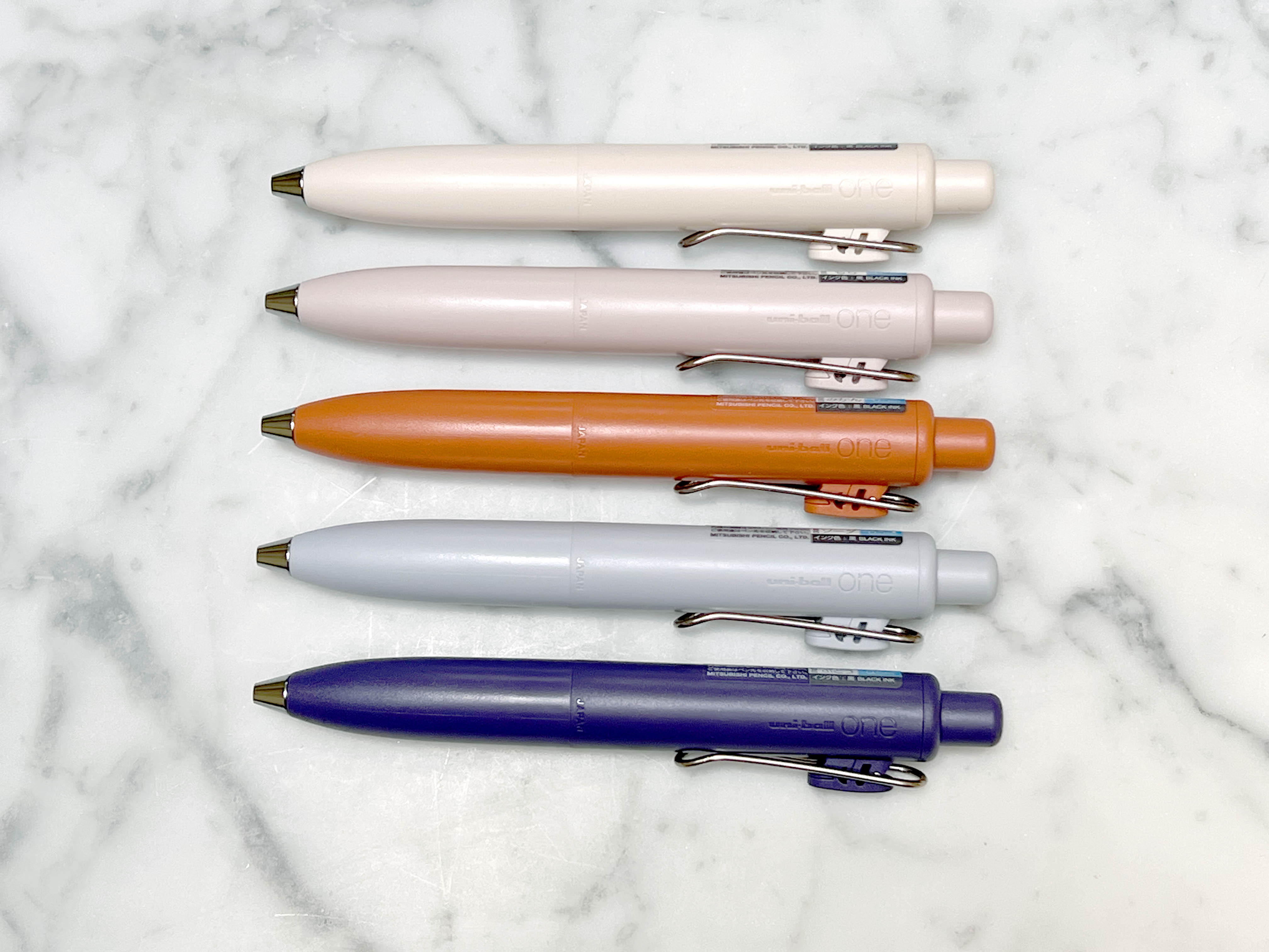 Favorite Story gel pen Muji Uni-Ball One P Gel Pen, 0.5mm Black