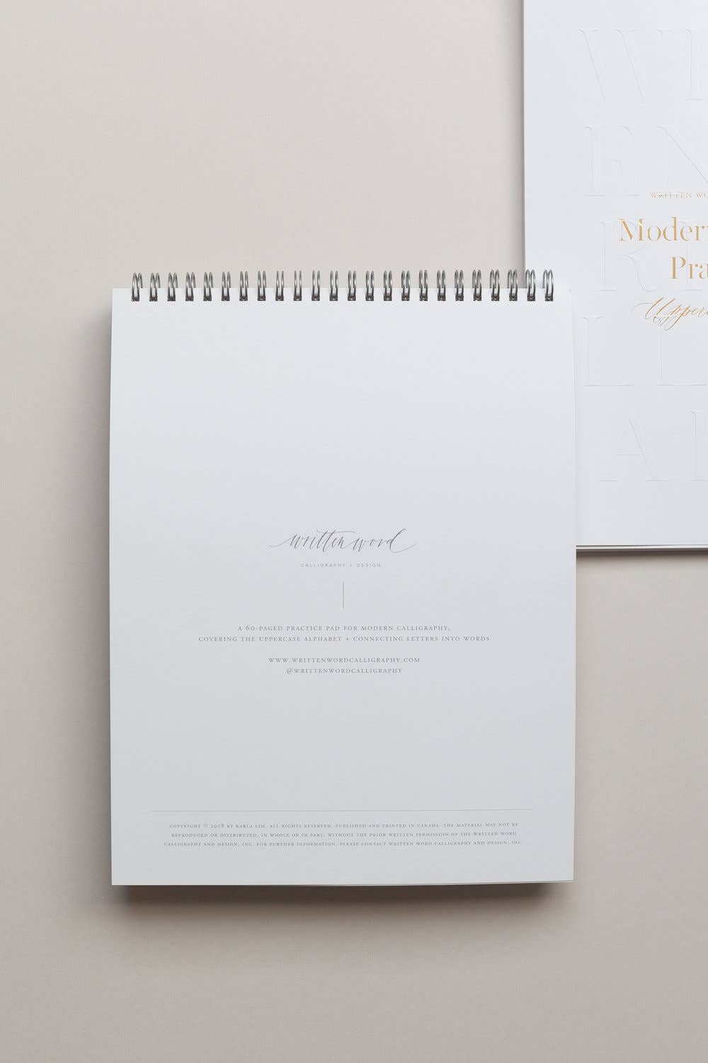 Favorite Story Written Word Calligraphy Uppercase Alphabet Practice Pad