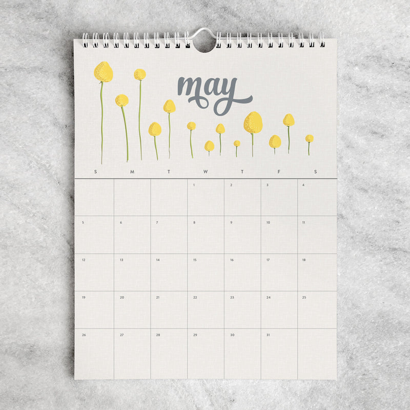 Favorite Story Wall Calendar Wildflower Wall Calendar