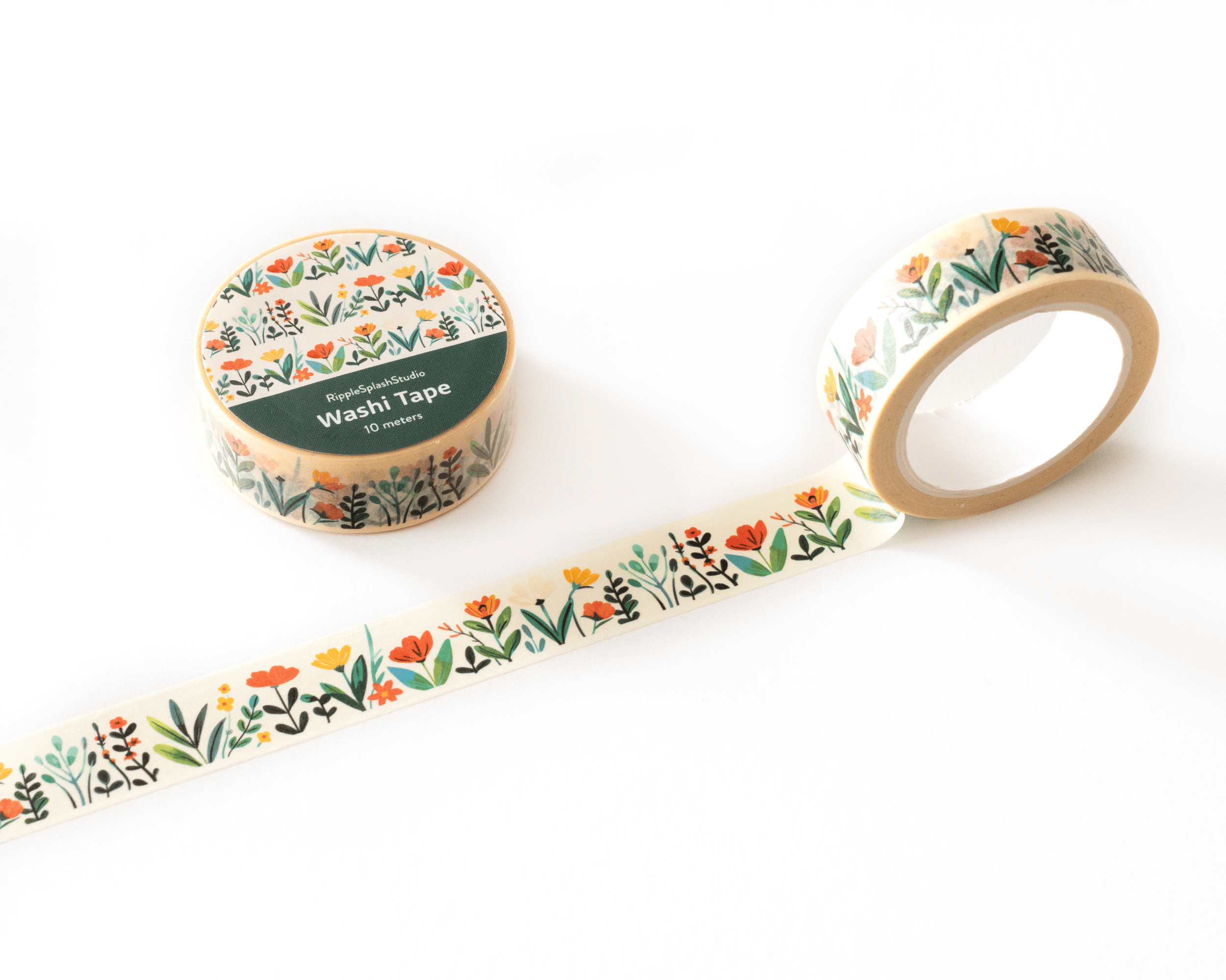 Favorite Story RippleSplash Studio Wildflower Botanical Washi Tape