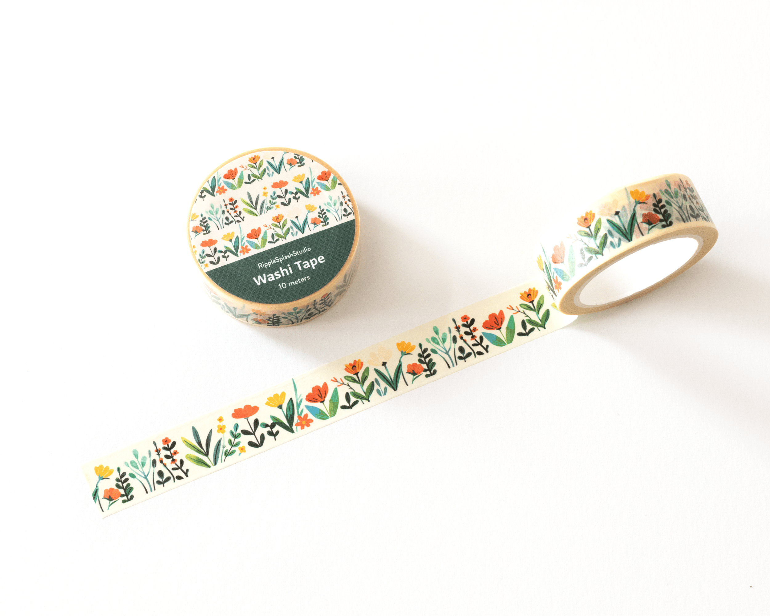 Favorite Story RippleSplash Studio Wildflower Botanical Washi Tape