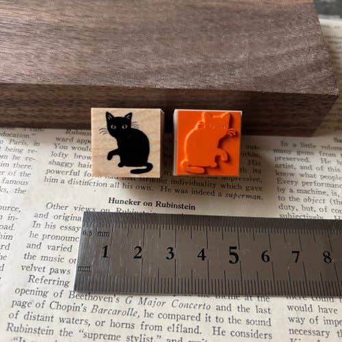 Favorite Story Japacolle — Japan Collections | See Latest News in "About" WKMC stamp set Mischievous Black Cat&Mug cup Set