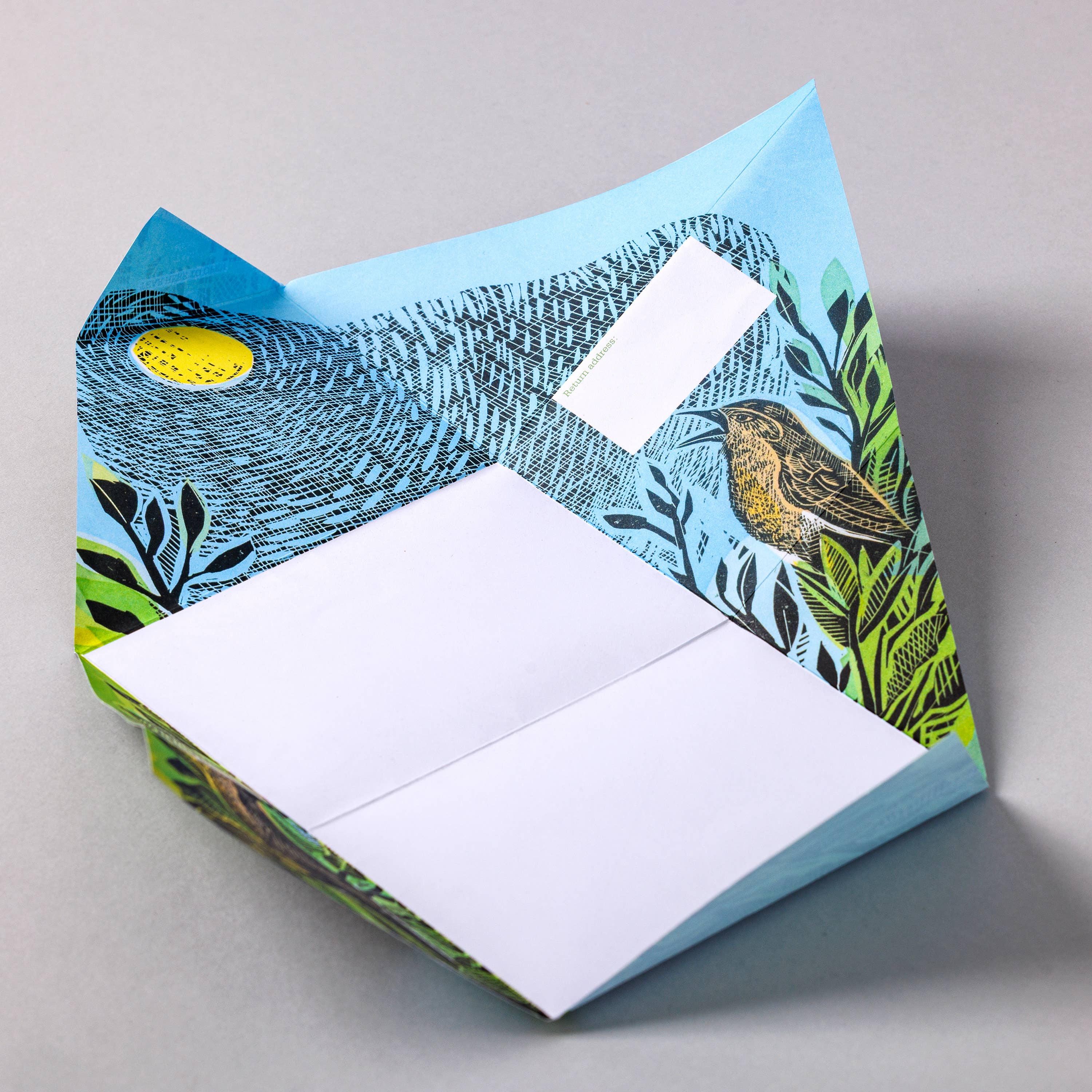Favorite Story pigeonposted Wonderfully Wild Pigeon Eco-Friendly Folding Letters x 6