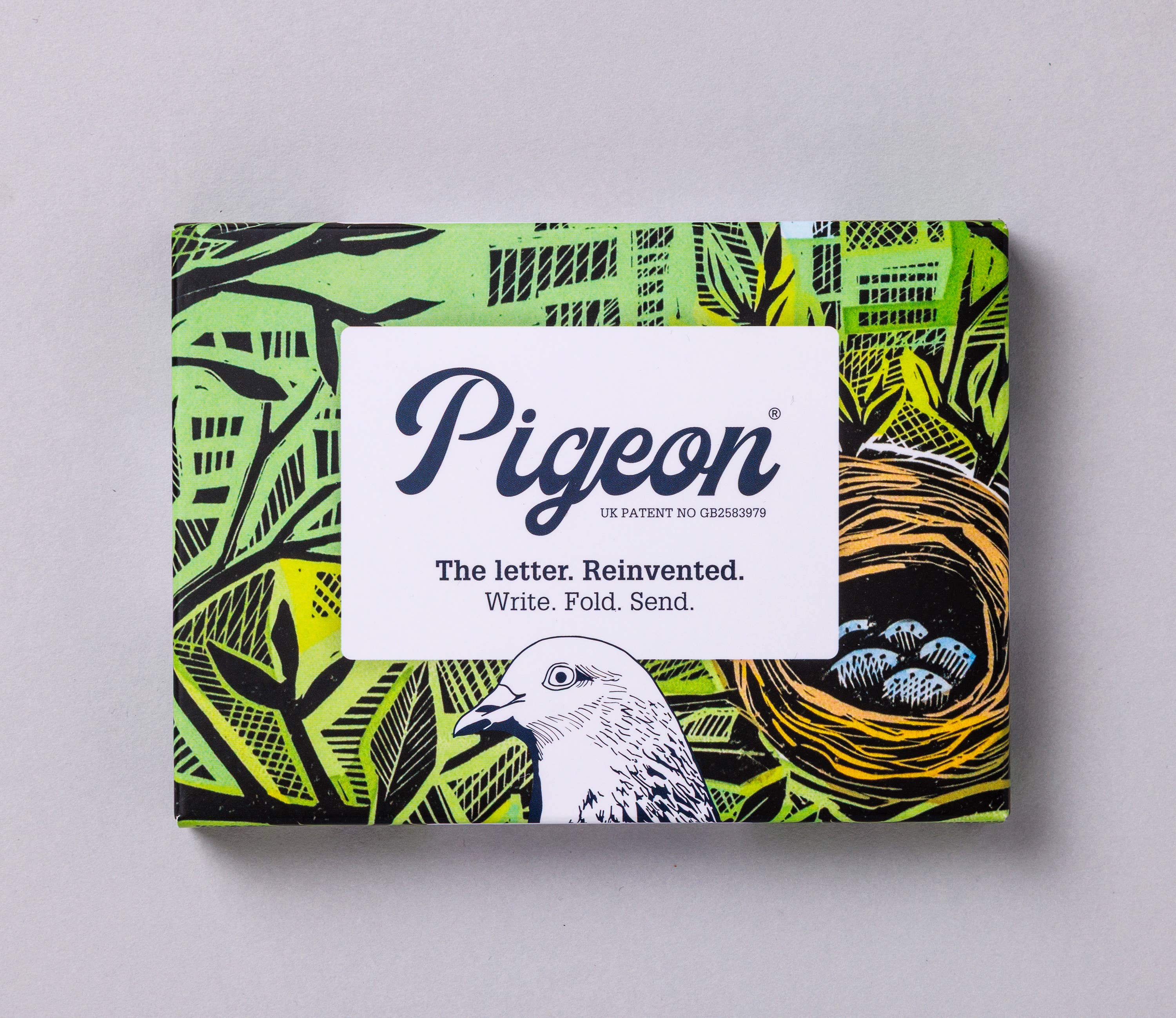 Favorite Story pigeonposted Wonderfully Wild Pigeon Eco-Friendly Folding Letters x 6