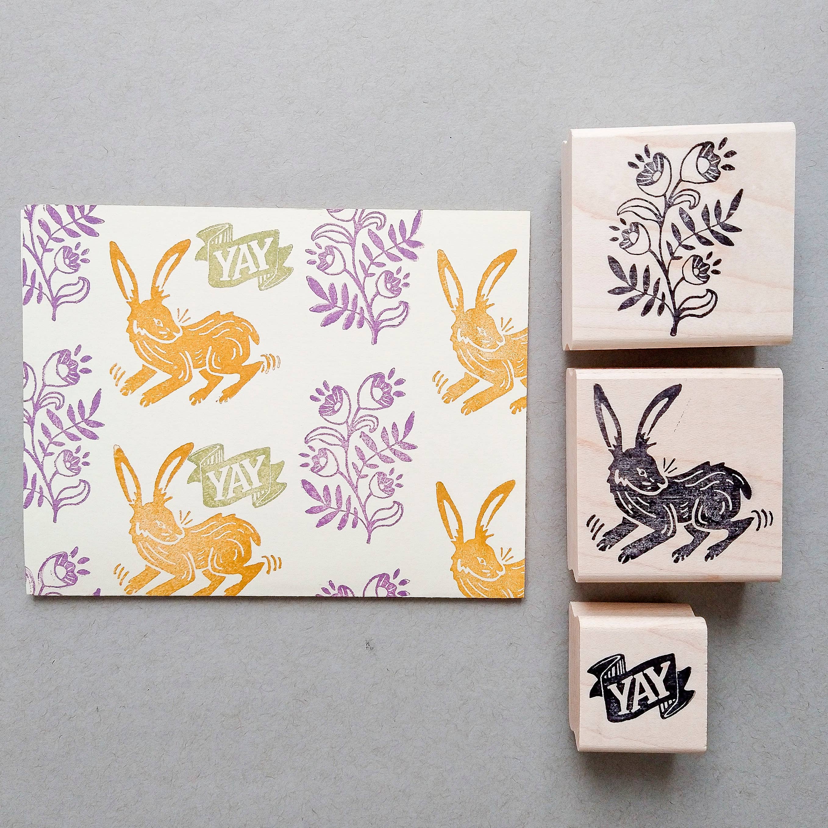Favorite Story Peppercorn Paper Yay Rubber Stamp