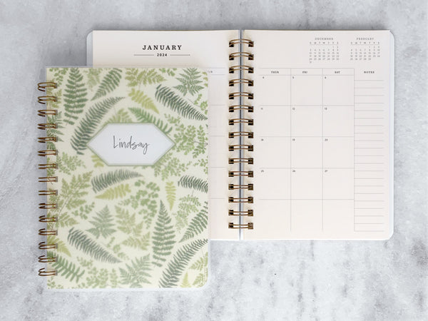 Favorite Story Planner Personalized 12-Month Planner - Fern Soft Cover