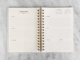 Favorite Story Planner Personalized 12-month Planner - Monstera