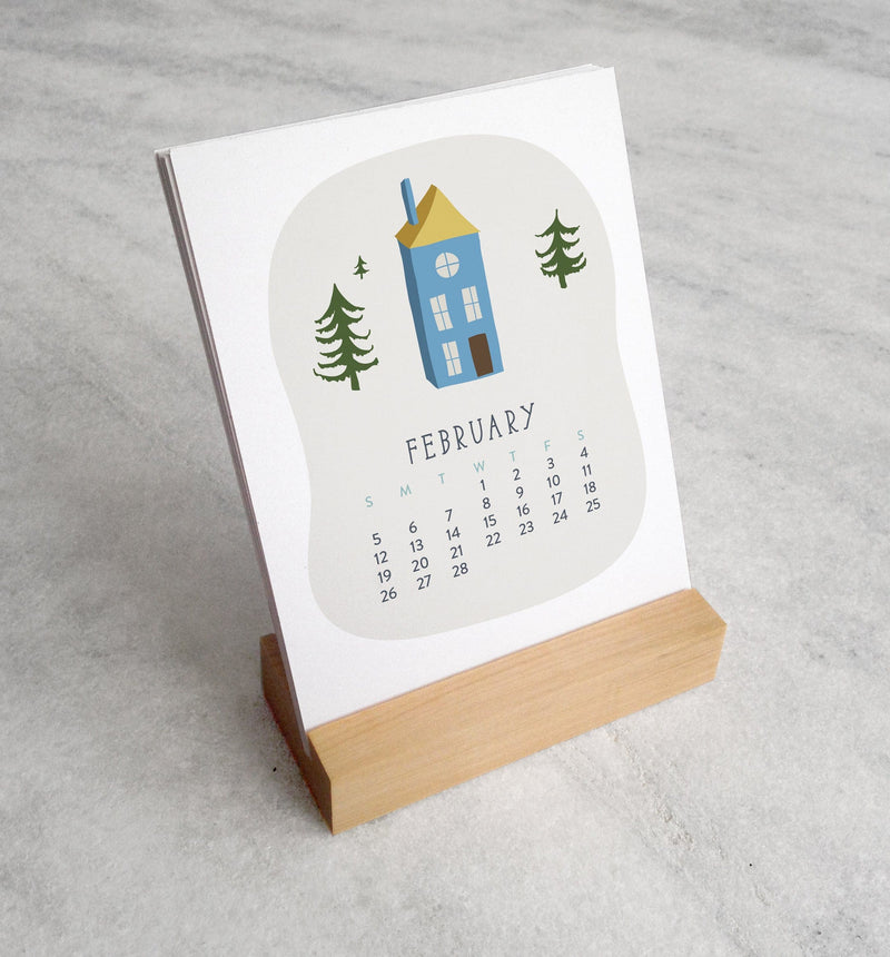 Favorite Story Desk Calendar Village 2023 Desk Calendar