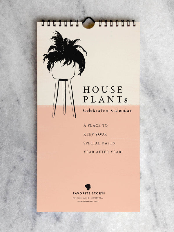 Perpetual/Birthday Calendar Favorite Story House Plants Celebration Calendar