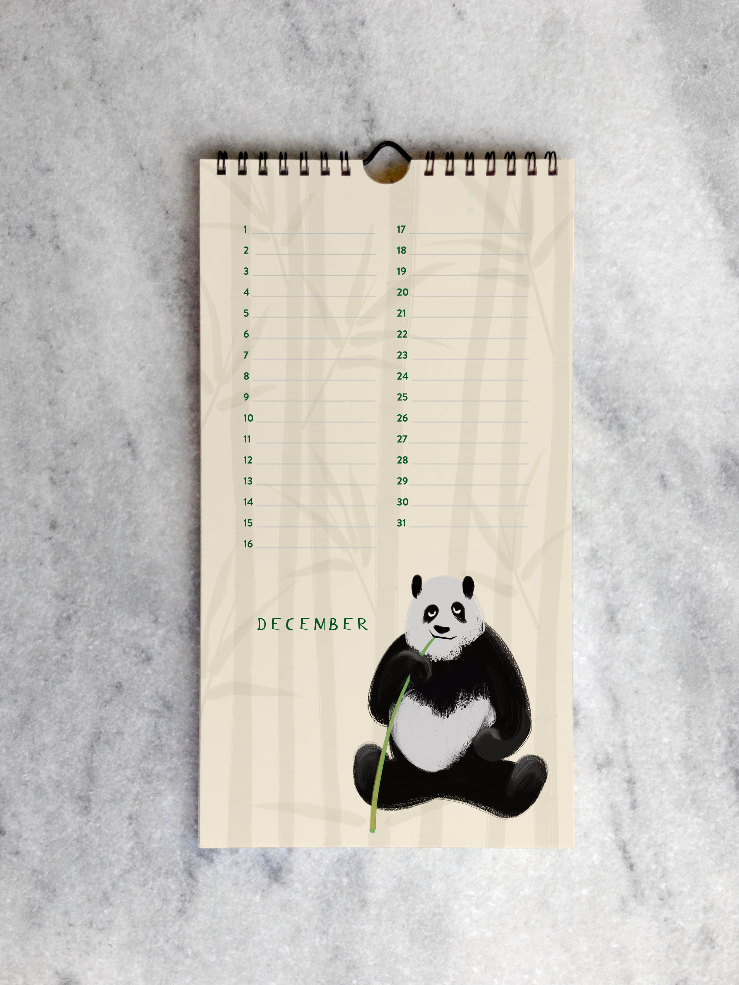 Perpetual/Birthday Calendar Favorite Story In the Jungle Celebration Calendar