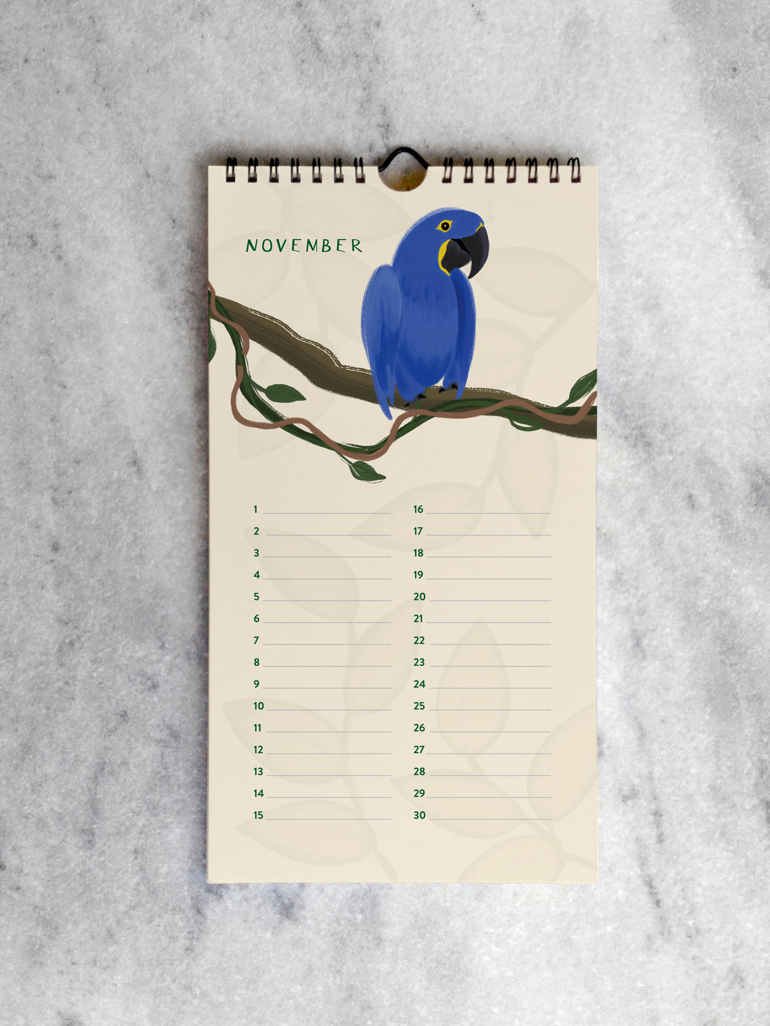 Perpetual/Birthday Calendar Favorite Story In the Jungle Celebration Calendar