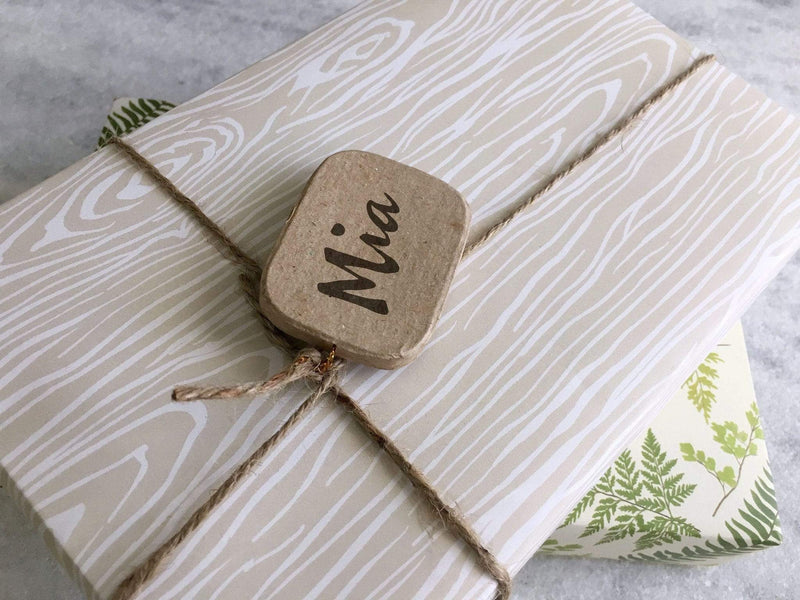 Gift Wrap Favorite Story Faux Bois/Woodgrain Gift Wrap, Fine Wrapping Paper