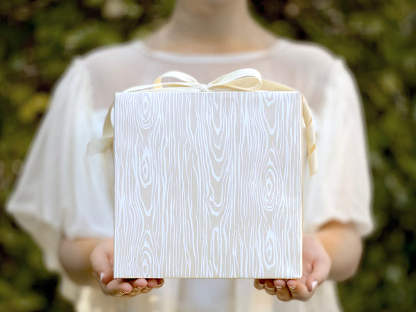 Favorite Story All Occsion Gift Wrap 5 Sheets Faux Bois/Woodgrain Gift Wrap