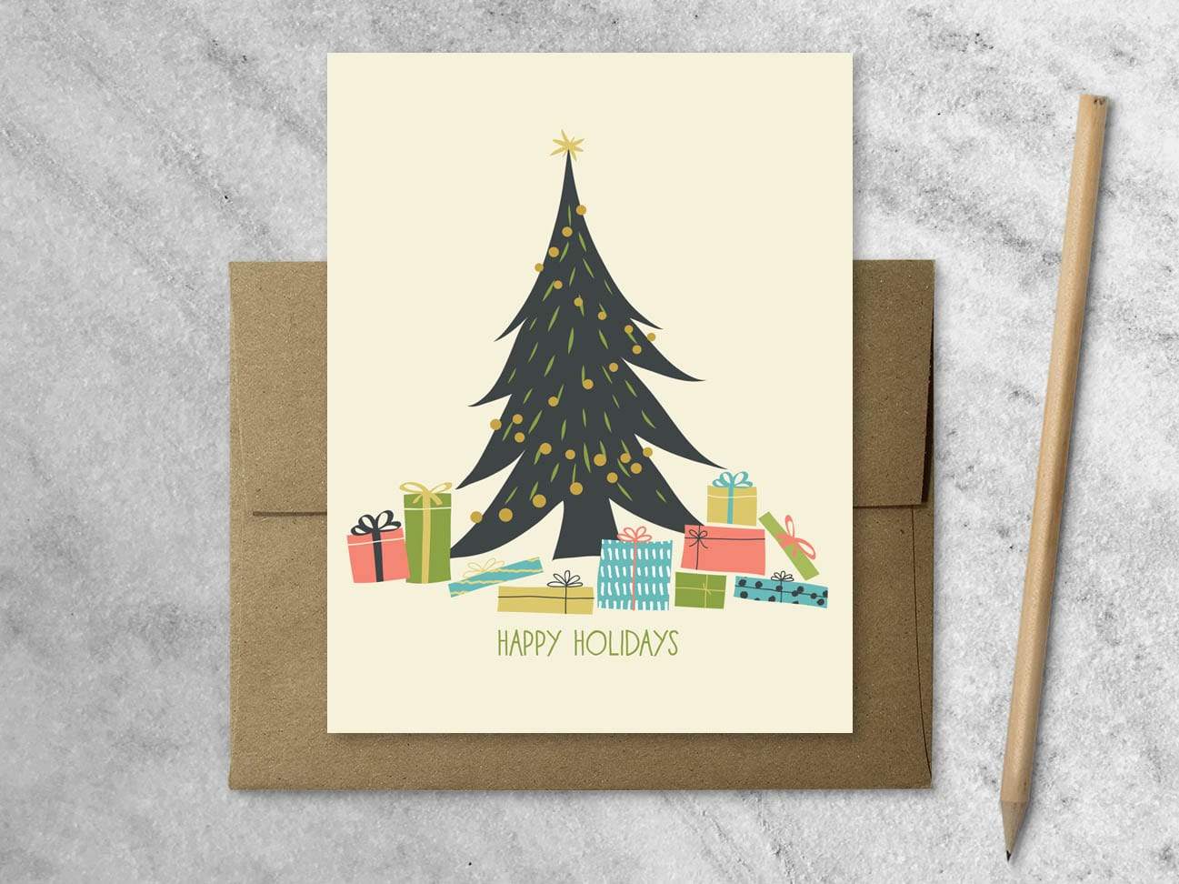 Cards Favorite Story Gifts Under the Tree Christmas Card