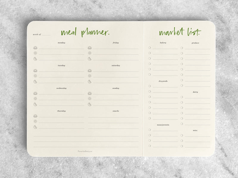 Favorite Story Notepad 52-Sheet Meal Planner Notepad