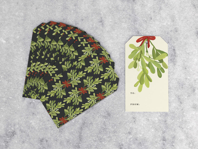 Cards Favorite Story Mistletoe Gift Tags, Set of 10