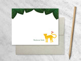 Favorite Story In the Jungle Font 2 / 10 Cards & Envelopes Personalized Stationery