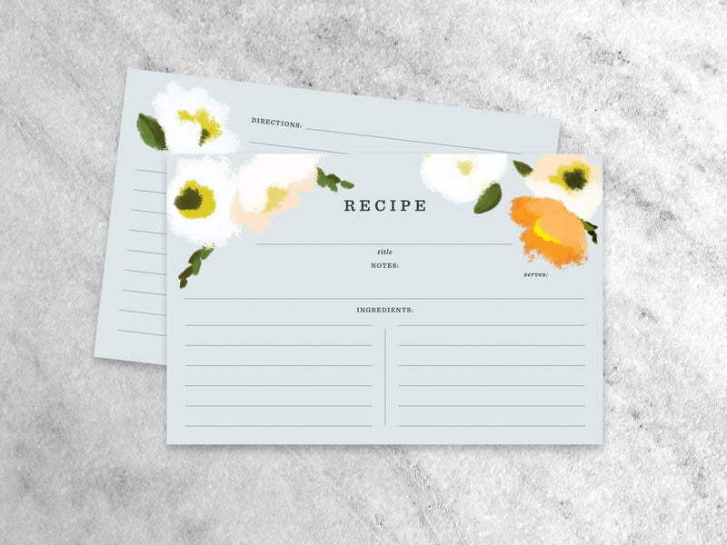 Recipe Cards Favorite Story Poppies Recipe Cards