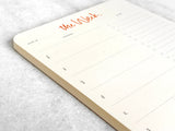 Favorite Story Notepad 50-Sheet The Week Planning Notepad