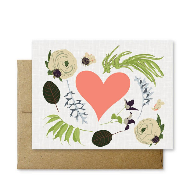 Cards Favorite Story Wildflower and Heart Card