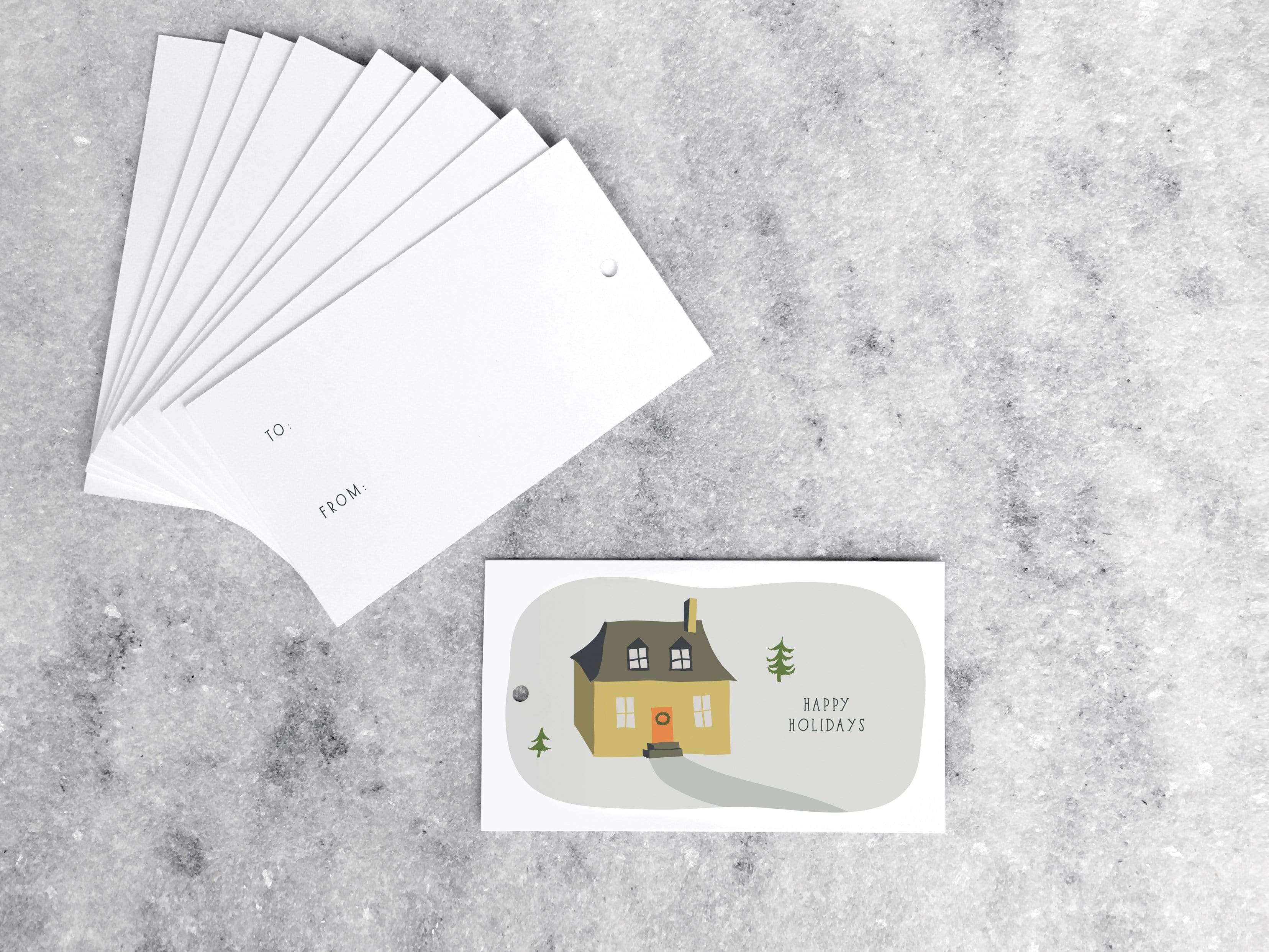Cards Favorite Story Winter Village Holiday Gift Tags, Set of 10